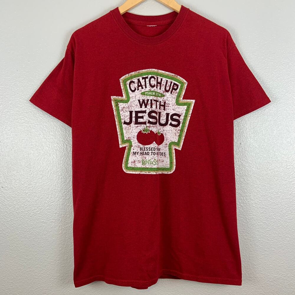 Catch Up With Jesus tee